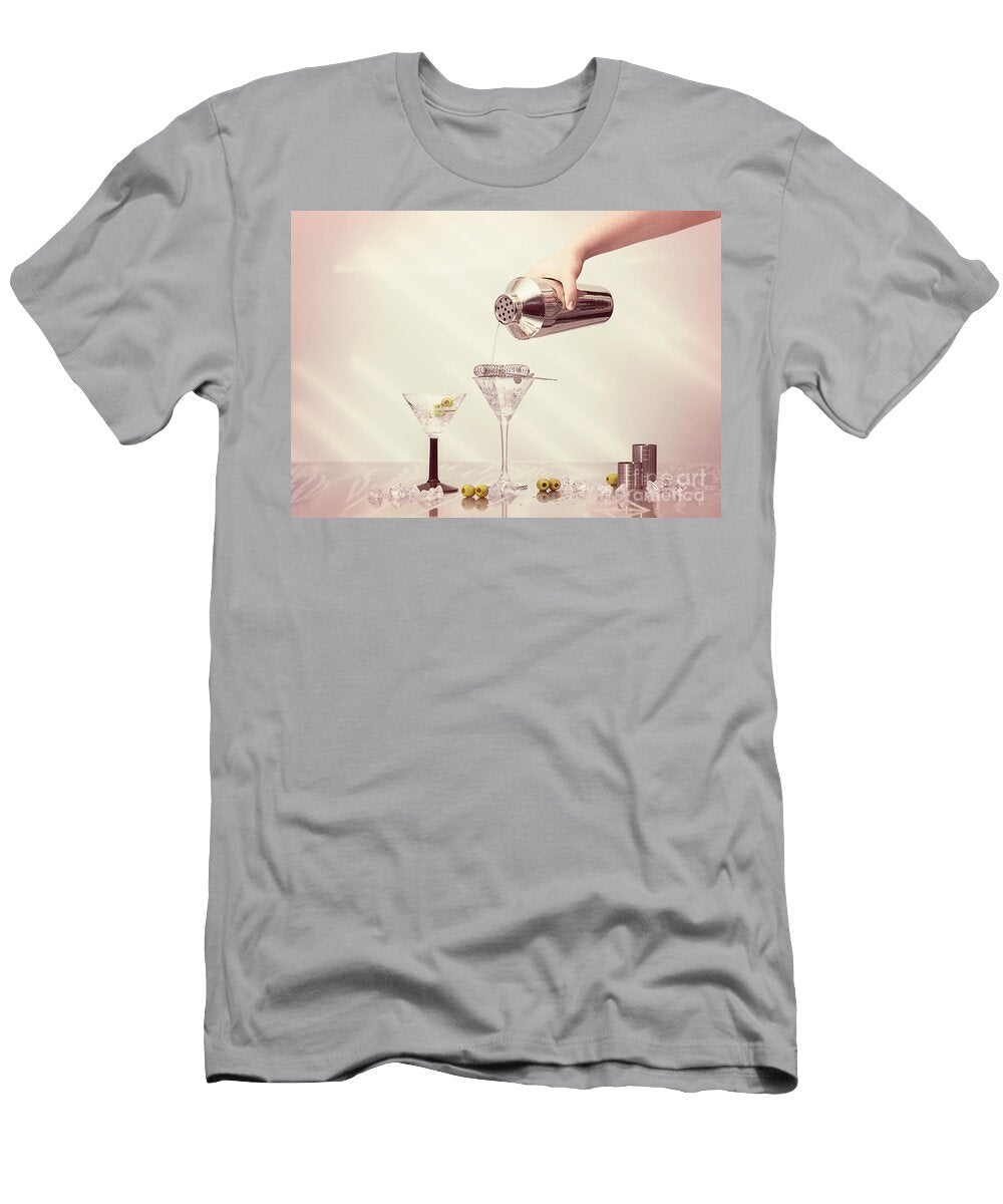 Pouring a Martini Amanda and Christopher Elwell T-Shirt