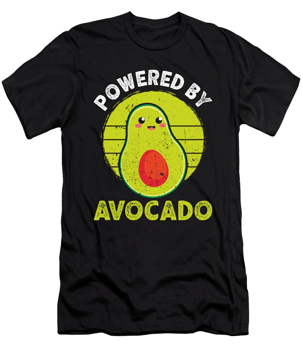 Powered By Avocado Raphaelartdesign T-Shirt