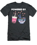 Powered By Ramen Boba Bubble Milk Tea Drink Lover Gift Women for Christmas Present Coenki Georg T-Shirt