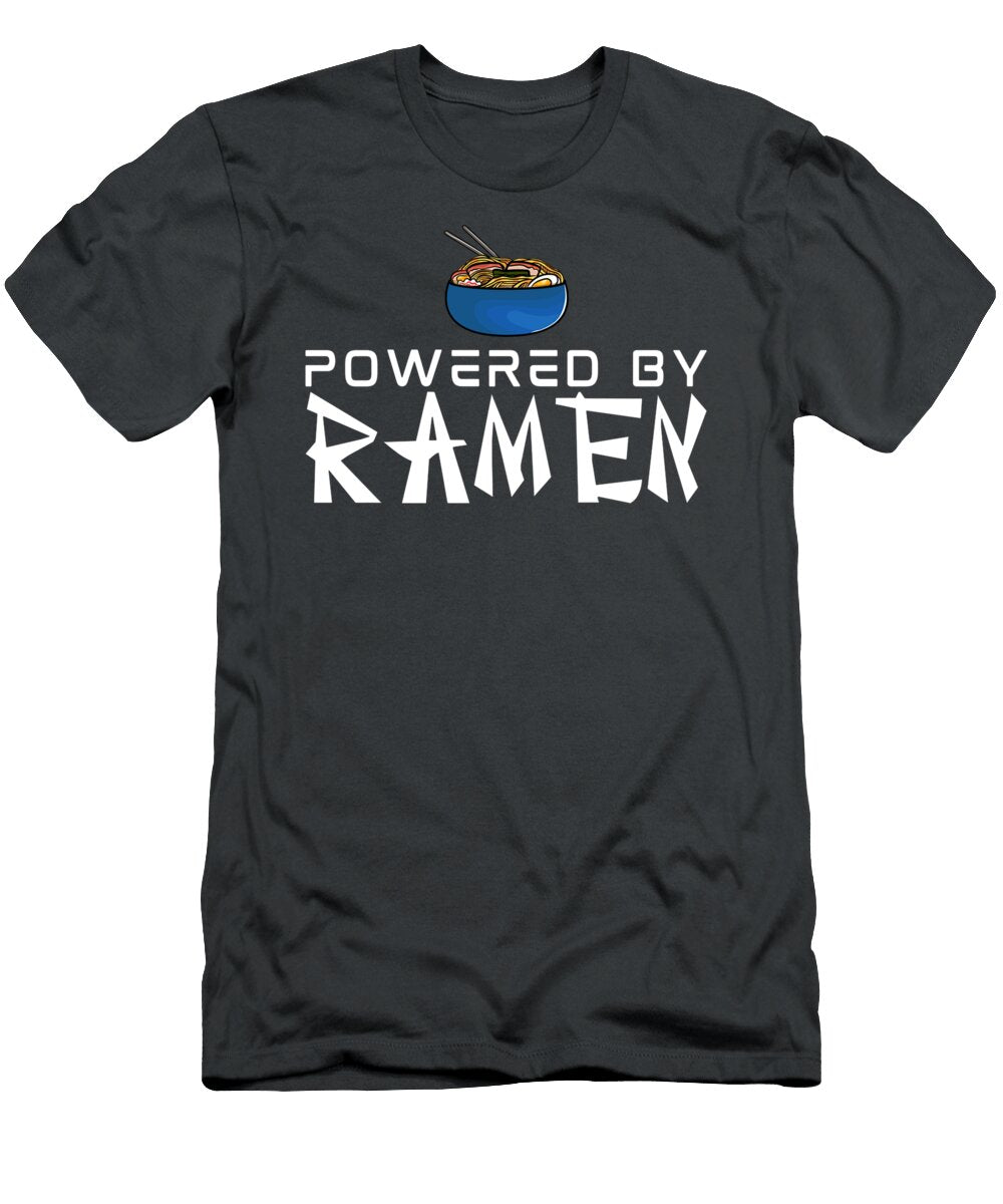 Powered By Ramen Japanese Food Anime Soba Ramen Noodles Kyan Sorrel T-Shirt