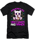 Powered By Video Games and Ramen Kawaii Anime Cat the Perfect Presents T-Shirt