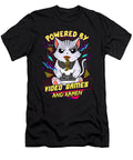 Powered By Video Games Ramen Anime Cat the Perfect Presents T-Shirt