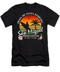 Praia De Santa Barbara Seaside Cliff Divers Mizorey T-Shirt