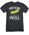Pretend I M a Pickle Funny Cute Lazy Halloween Costume Idea Corrik Rovan T-Shirt