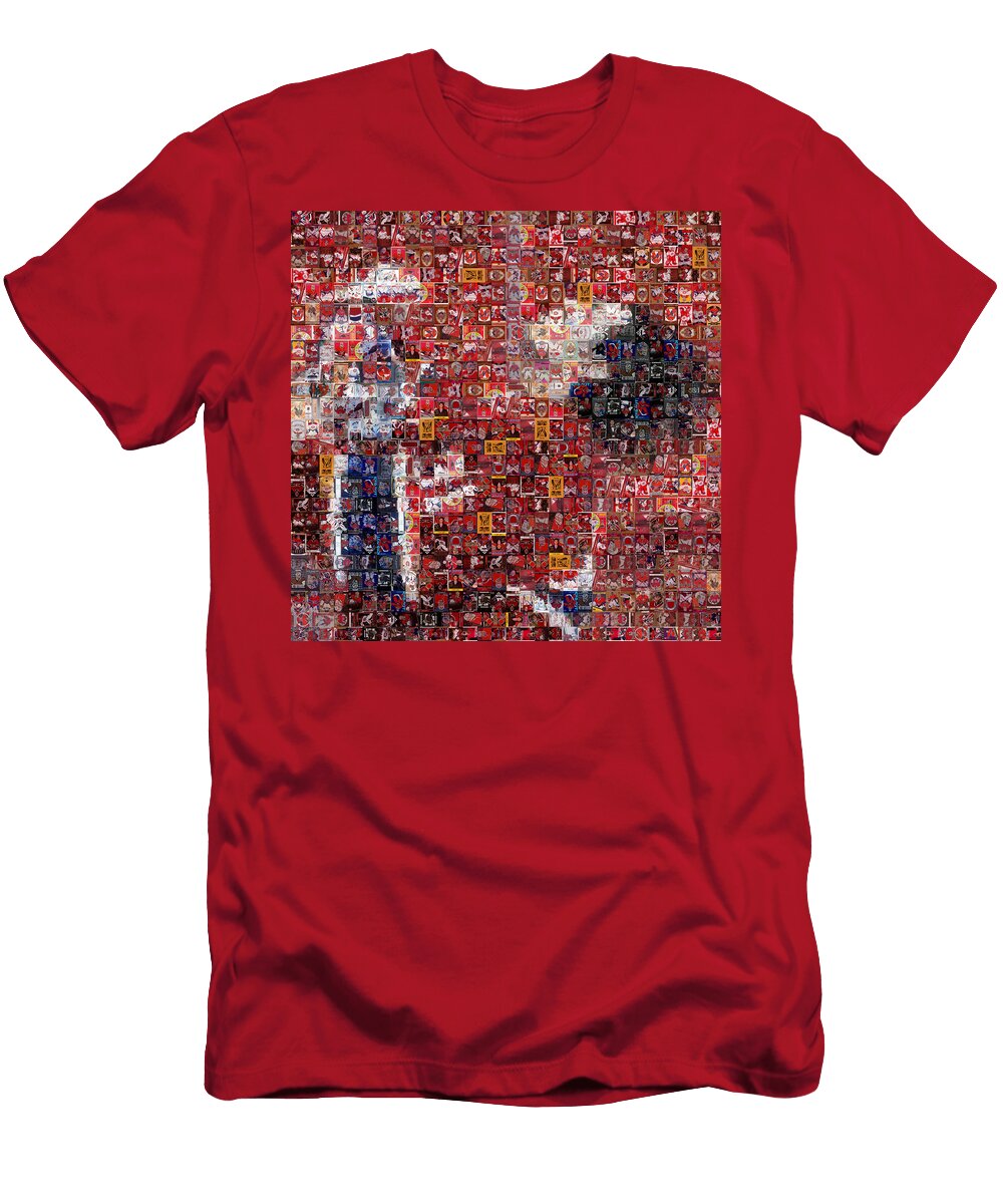 Price Puts on His Mask Hockey Mosaics T-Shirt