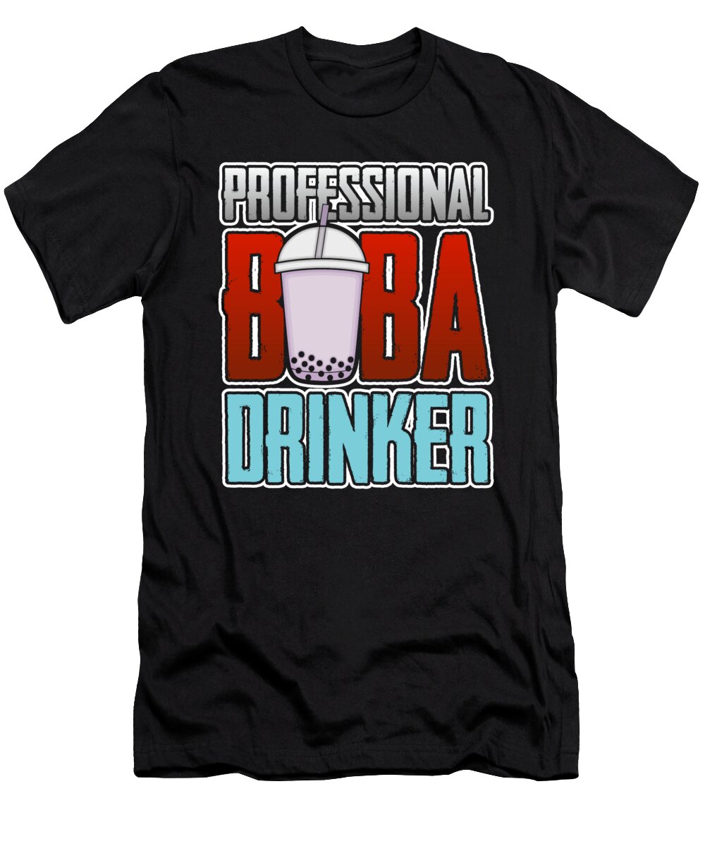 Professional Boba Drinker Funny Bubble Tea Beth Scannell T-Shirt