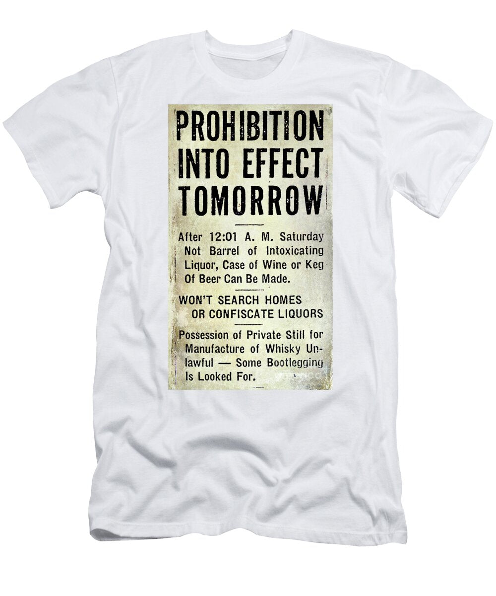 Prohibition Sign Jon Neidert T-Shirt