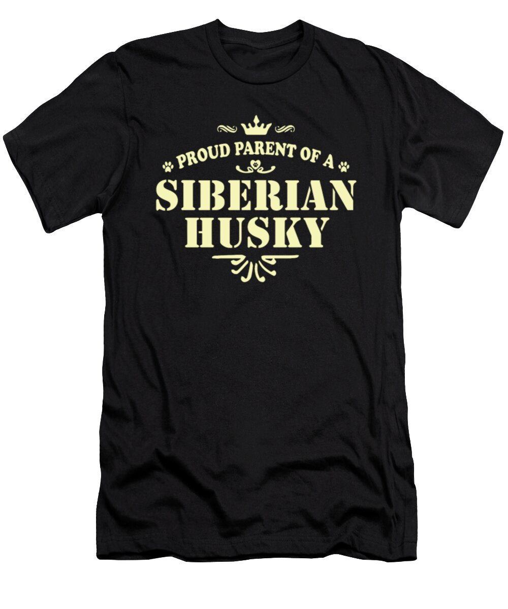 Proud Parent of a Siberian Husky Dog Tinh Tran Le Thanh T-Shirt