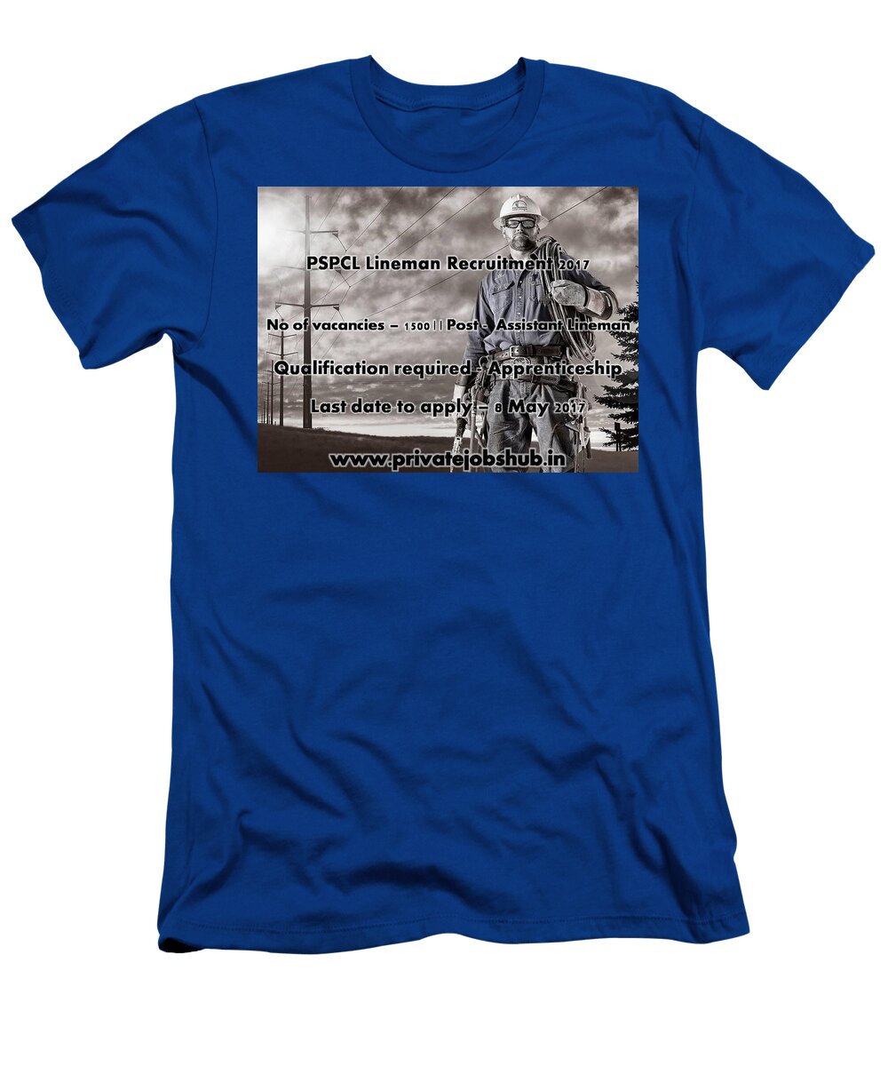Pspcl Lineman Recruitment Private Jobs Hub T-Shirt