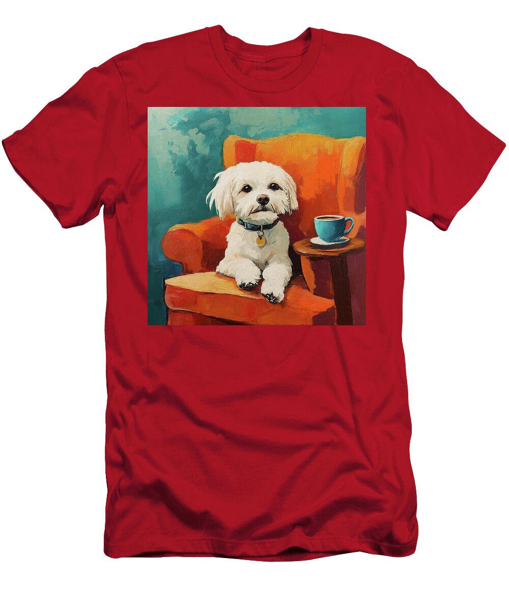 Pup and Tea Lisa S Baker T-Shirt