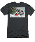 Puppy with Christmas Ornament David Hess T-Shirt