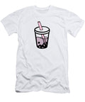 Purple Taro Bubble Tea Doodle Vivid Orchid Designs T-Shirt