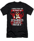 Push You to Zombies to Save My Black and White Zyneu Gangd T-Shirt