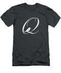 Q in Light Gray Bird and Script Custom Home Fashions T-Shirt