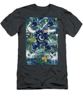 Quinn Hughes Vancouver Canucks Graffiti Poster Hockey Player NHL Sampadart Gallery T-Shirt