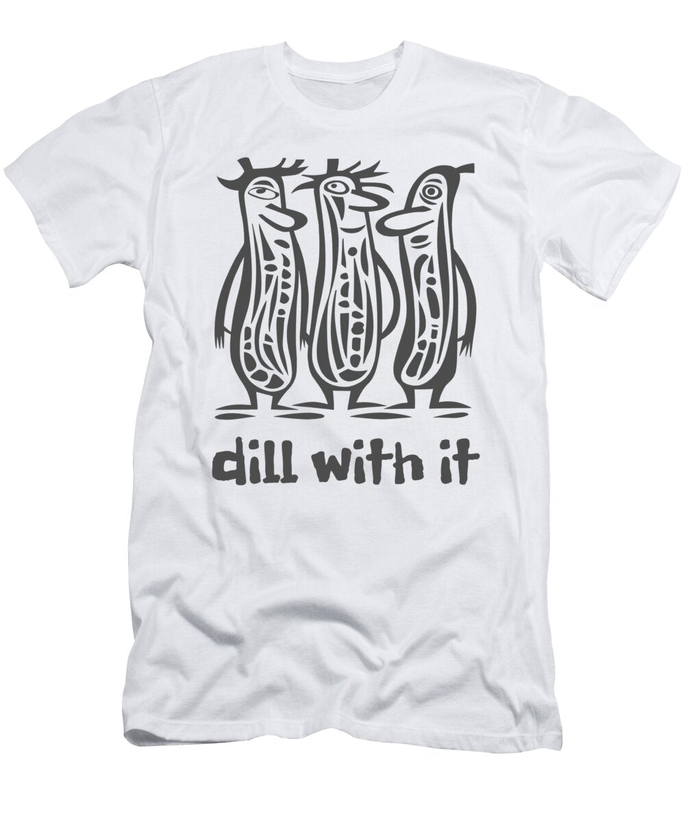 Quirky Anthropomorphic Pickles Nikolay Panov T-Shirt