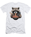 Raccoon Eating Ramen Noodles Joanna Redesiuk T-Shirt