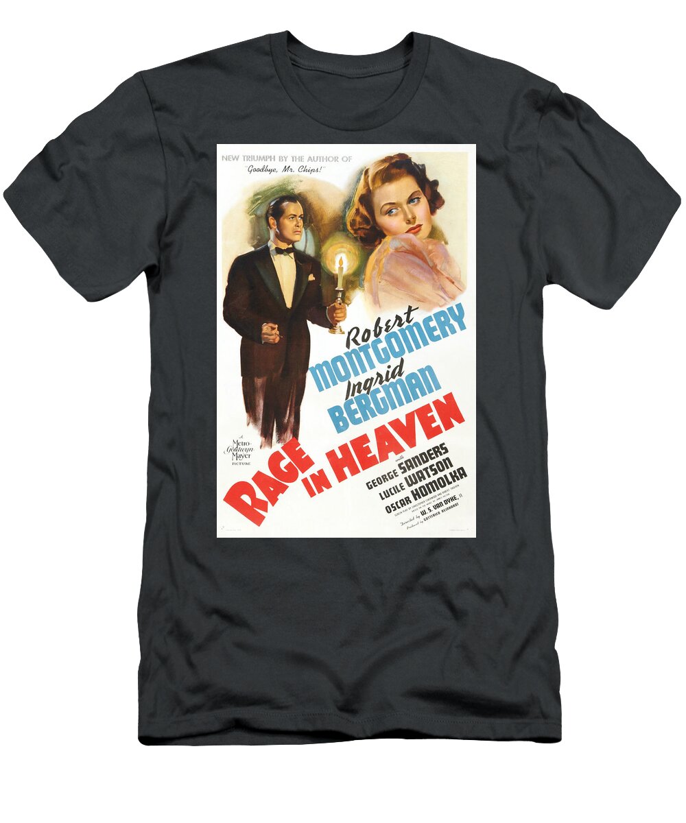 Rage in Heaven 1941 Original Movie Poster T-Shirt
