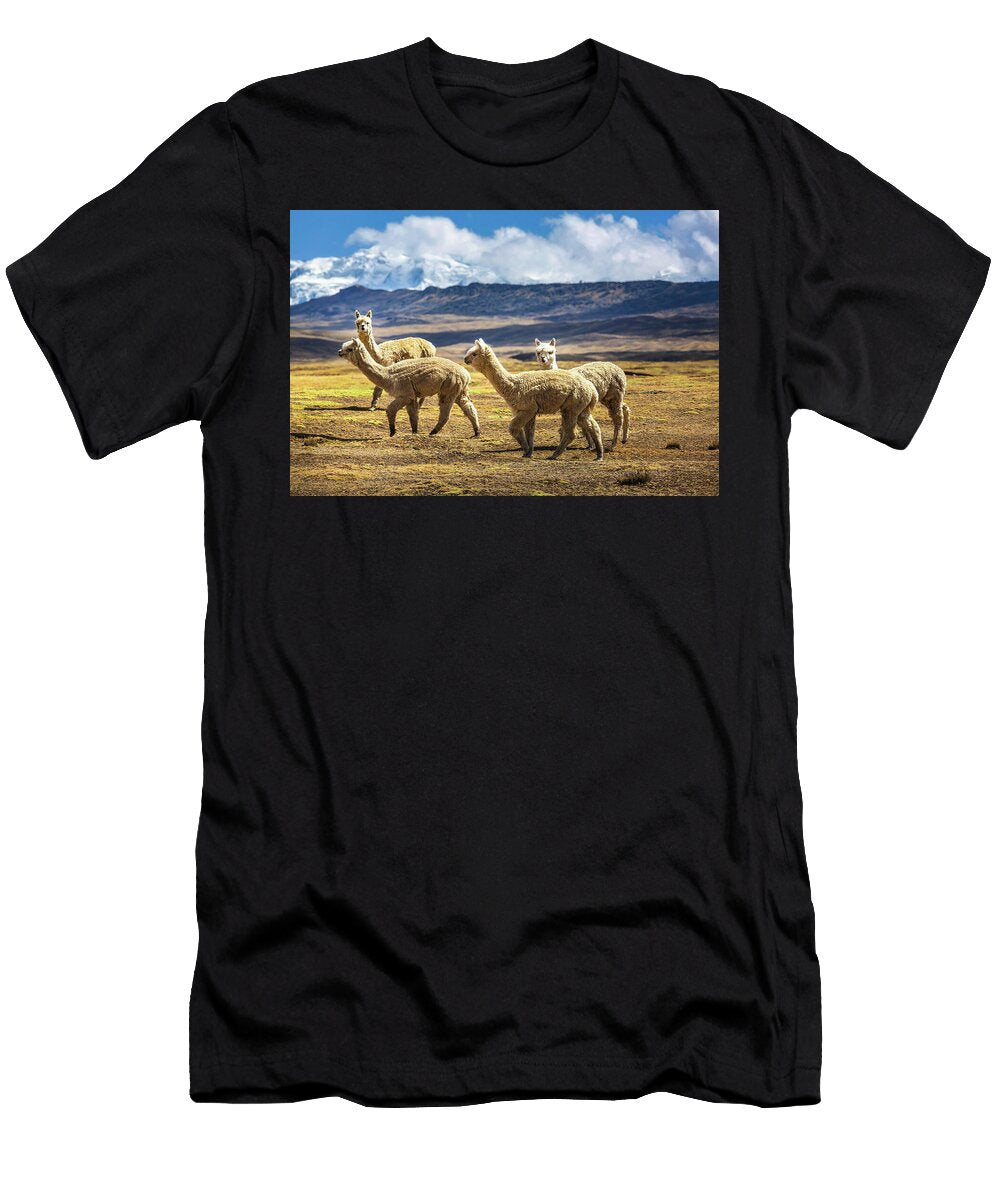 Rain Forest 4 Alpaca Tim Hirst T-Shirt
