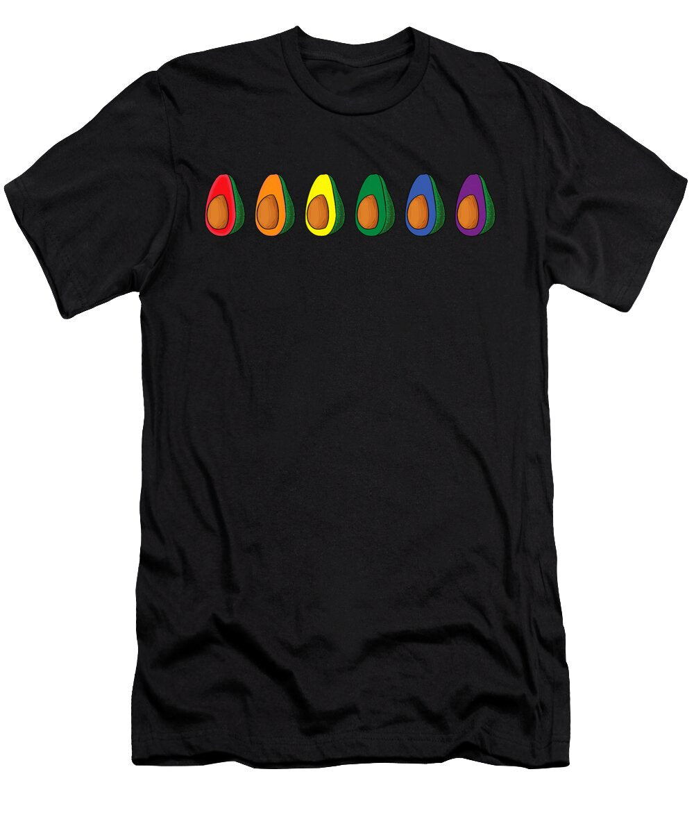 Rainbow Avocado Lover Lgbtq Gay Pride Month Coami Tacti T-Shirt