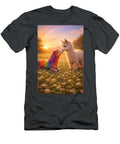 Rainbow Pony and Alpaca At Sunset Cathy Harper T-Shirt