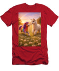 Rainbow Pony and Alpaca in Meadow Cathy Harper T-Shirt