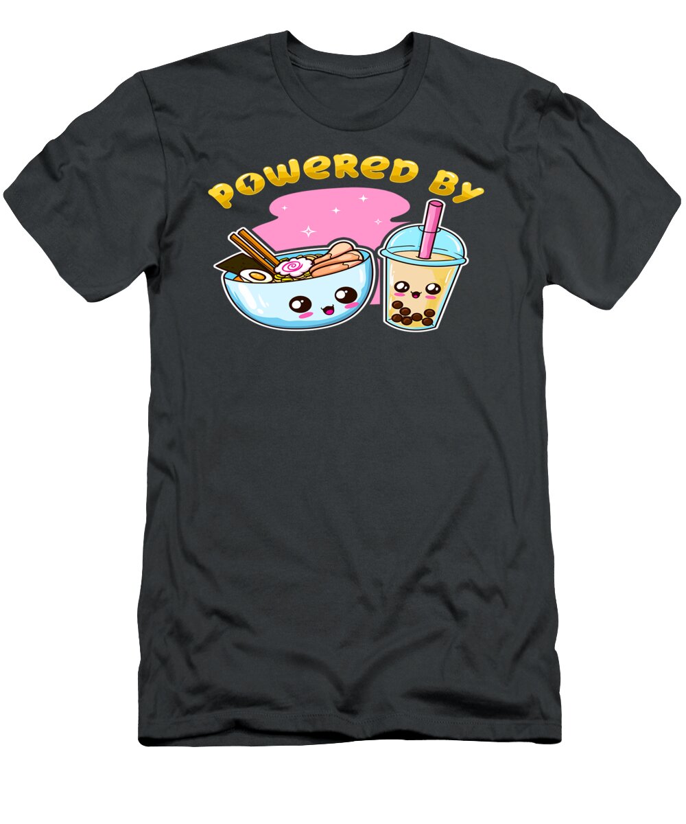 Ramen Bubble Tea Boba Japanese Noodles Anime Seeleu Junip T-Shirt