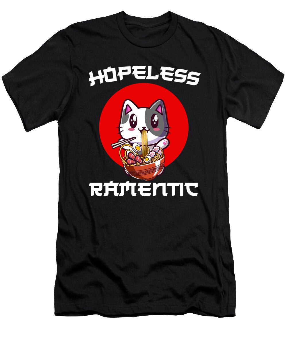 Ramen Cat Hopless Ramentic Alessandra Roth T-Shirt