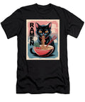 Ramen Cat Japanese Style Moon T-Shirt