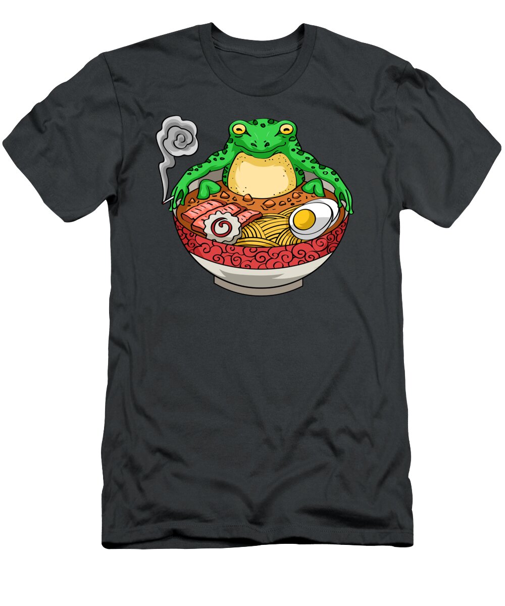 Ramen for Men Women Kids Japanese Food Lover Foodie Noodle Soup Crazy Squirrel T-Shirt