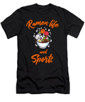 Ramen Life and Sports Noodle Bowl Ball Sports Licensed Art T-Shirt