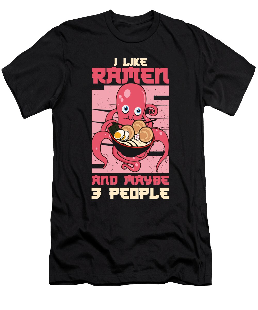 Ramen Life Anime Manga Otaku Shirtom T-Shirt
