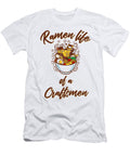 Ramen Life of a Craftsmen Japanese Noodle Bowl Licensed Art T-Shirt