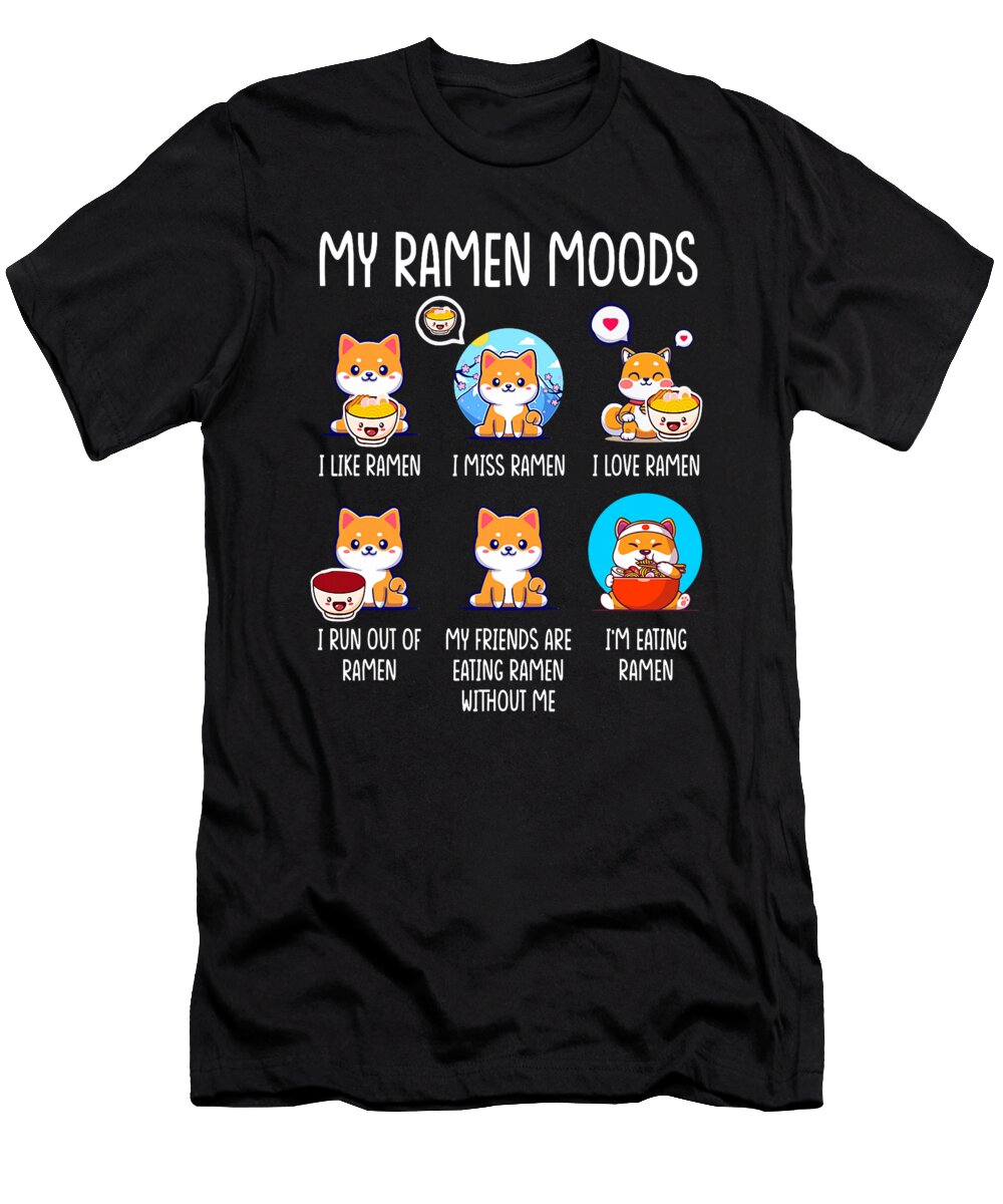 Ramen Lover Shiba Inu Dog Japanese Noodles My Zyneu Gangd T-Shirt