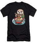 Ramen Otter Japanese Style Moon T-Shirt