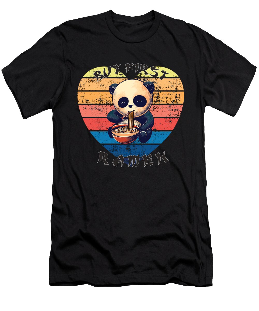Ramen Panda Kawaii Cute Anime Otaku Japan Gift Fuzius T-Shirt