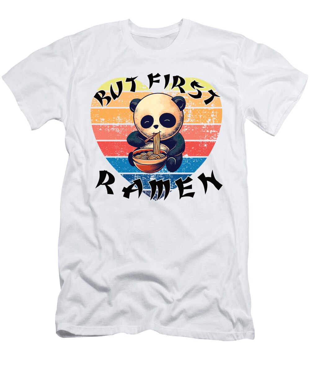 Ramen Panda Kawaii Cute Anime Otaku Japan Gifts Fuzius T-Shirt