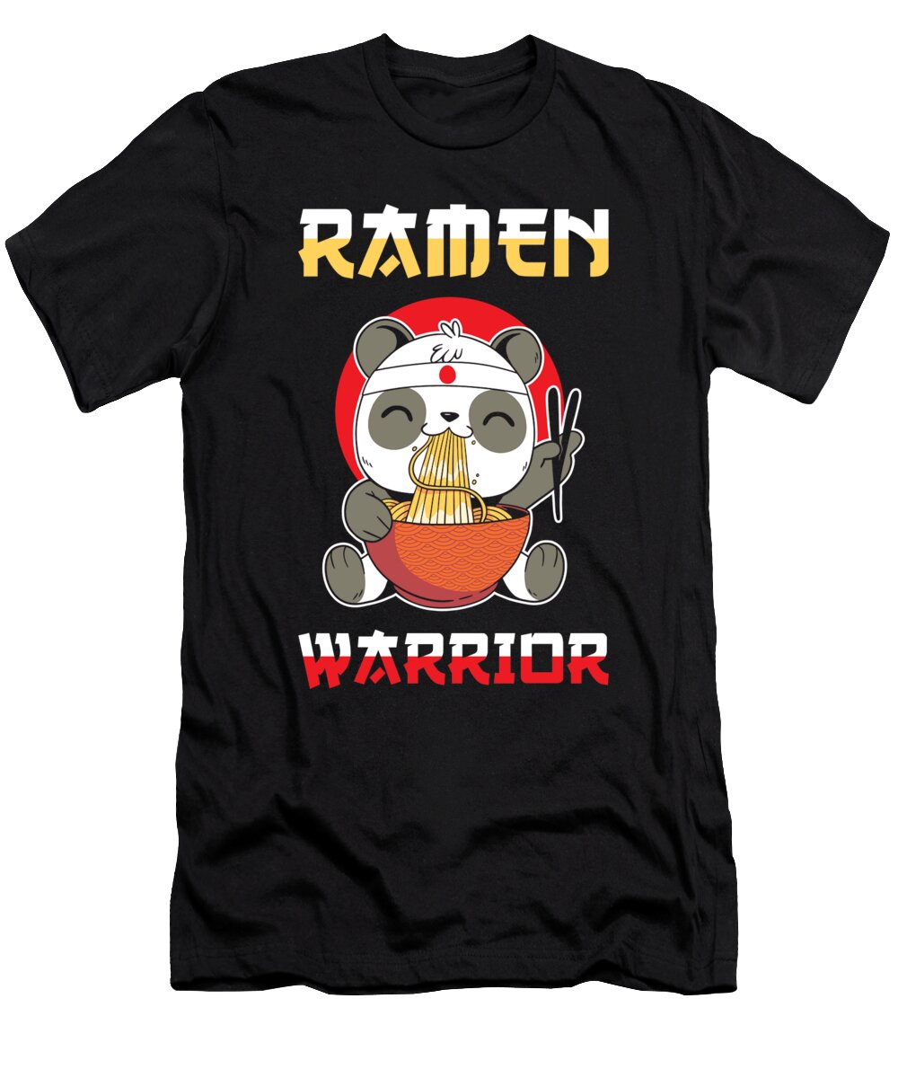 Ramen Panda Kawaii Ramen Warrior Manuel Schmucker T-Shirt