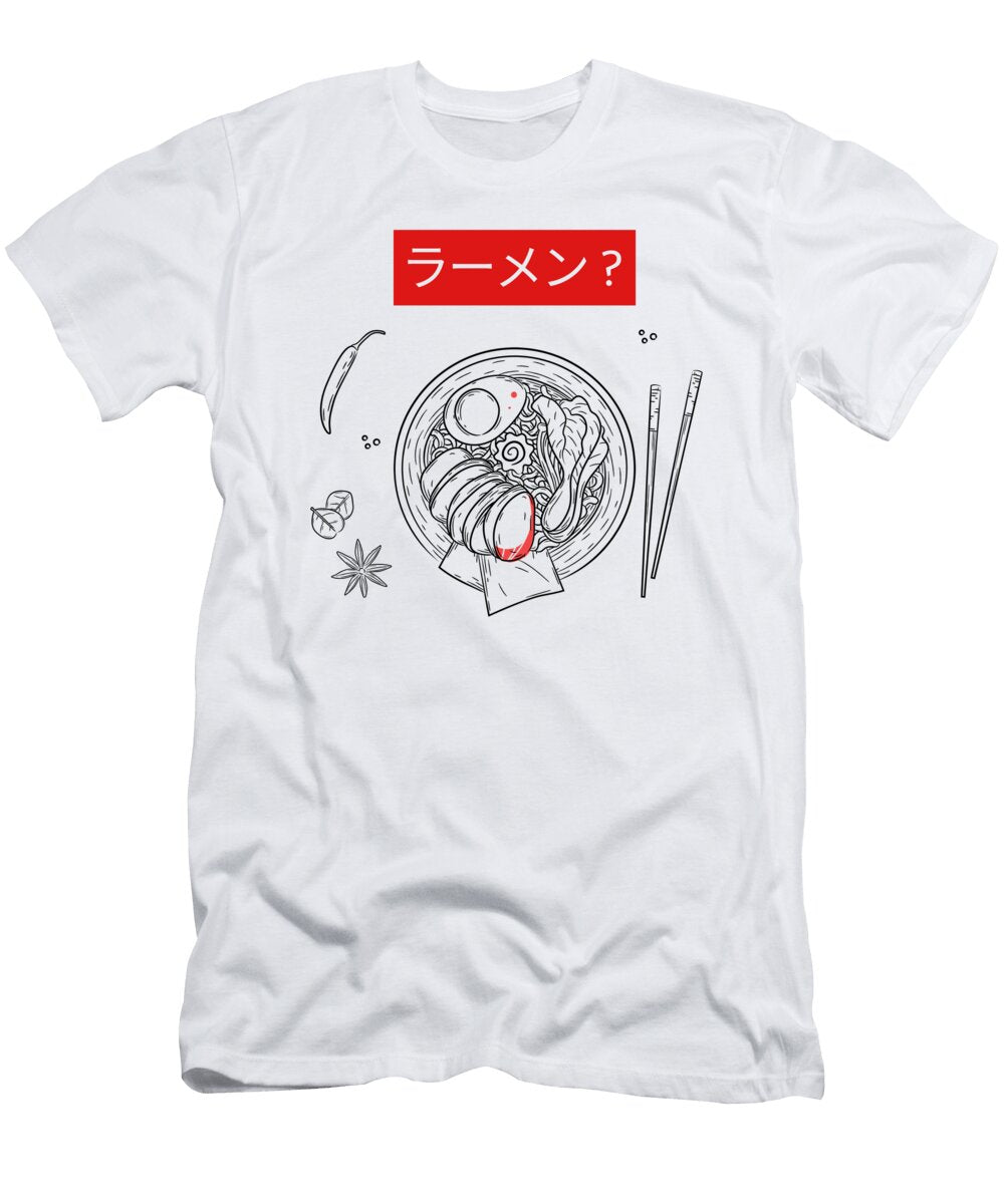 Ramen for Sushi Fans Anime Kanji Benjamin Burkert T-Shirt