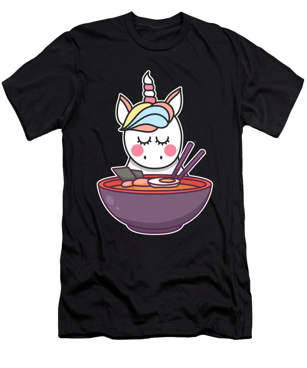 Ramen Unicorn Kawaii Anime Japanese Gift Alessandra Roth T-Shirt