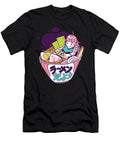 Ramen Video Gamer Girl Anime Style in Ramen Bowl Licensed Art T-Shirt