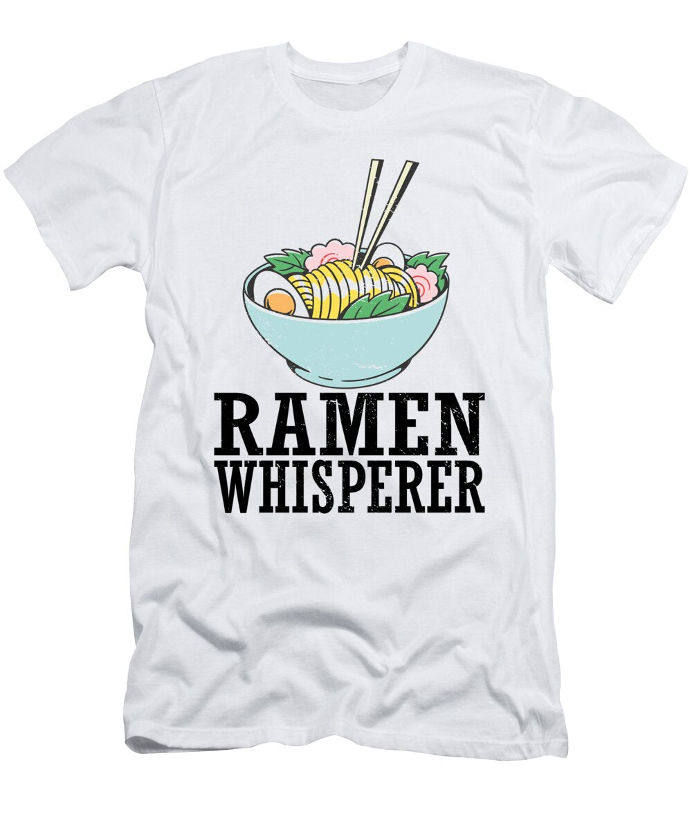 Ramen Whisperer Noodles Soup Lover Japan Chef Basquiaty Store T-Shirt