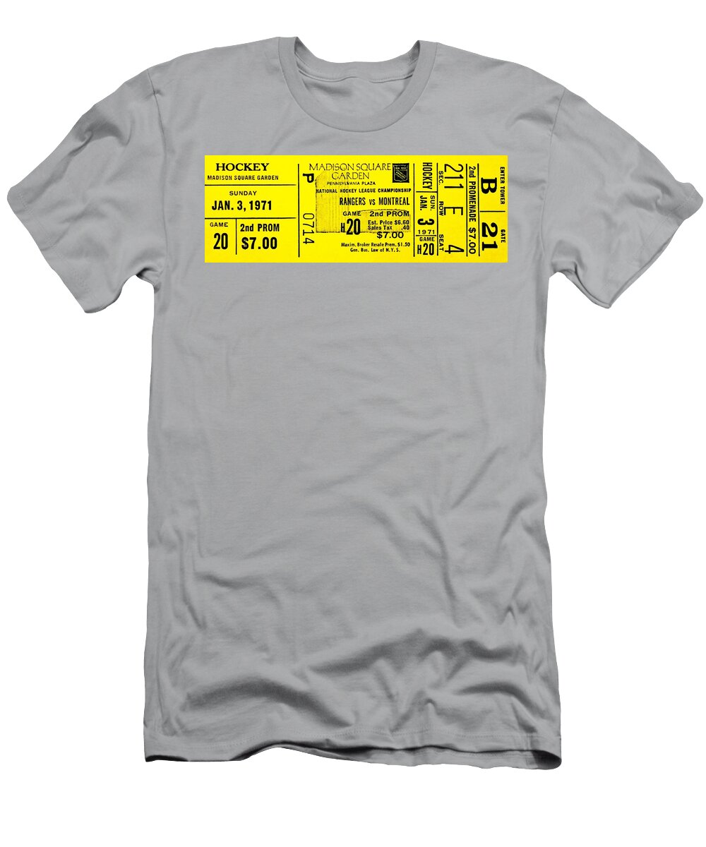 Rangers 6 Canadiens 5 Benjamin Yeager T-Shirt