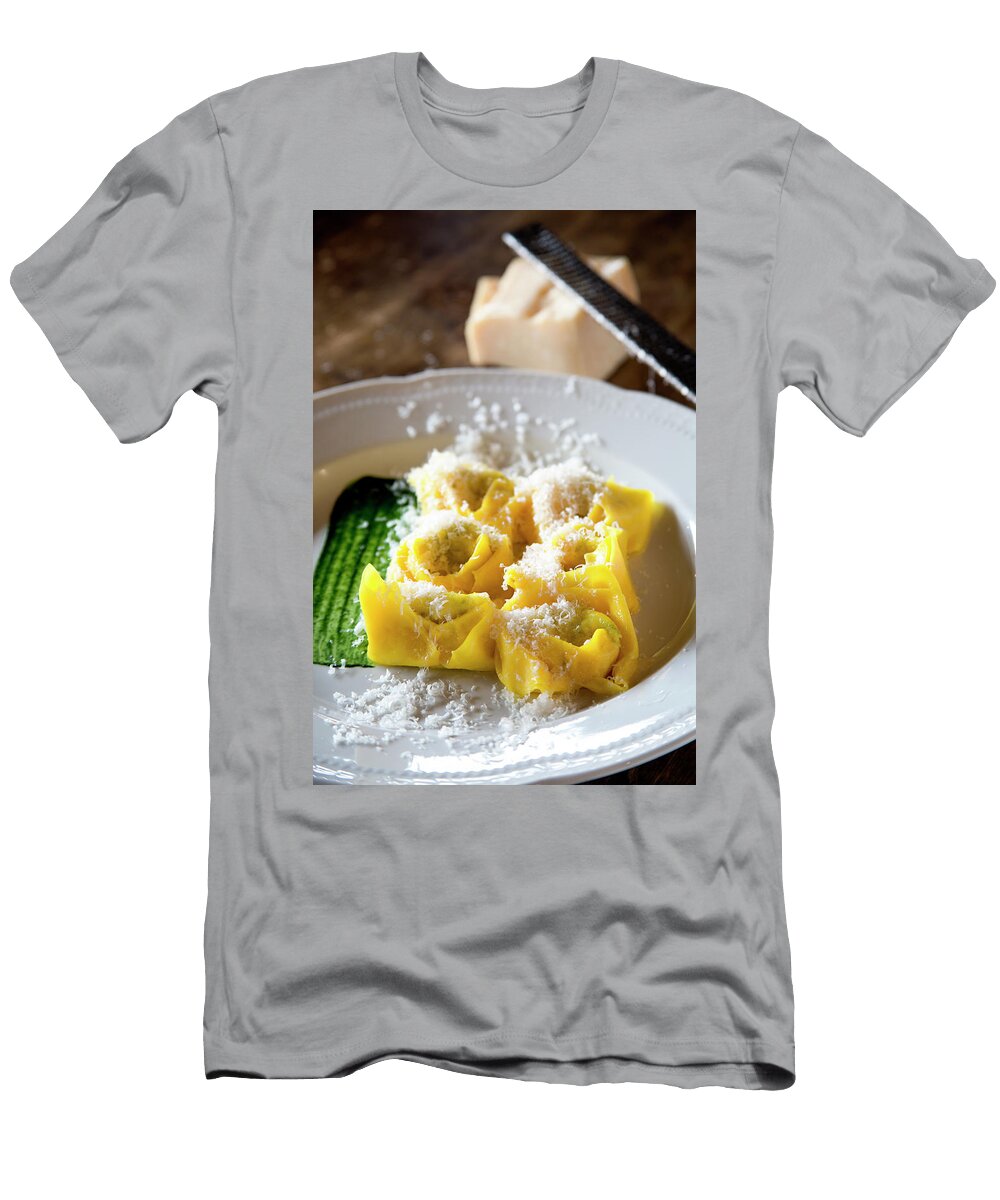 Ravioli Stuffed with Rosole and Parmesan Sandra Raccanello T-Shirt