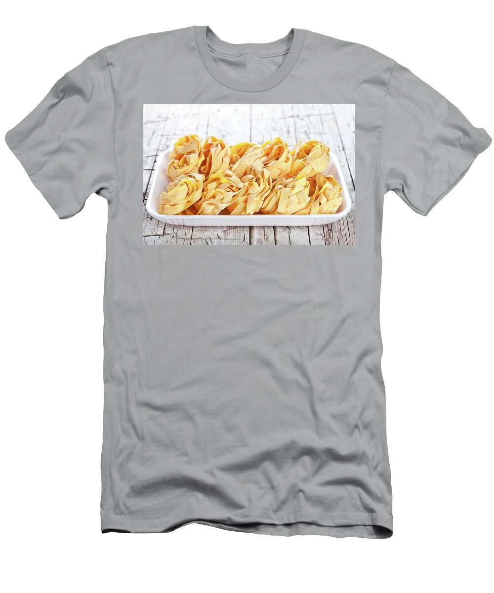 Raw Egg Pasta in a Plate Liss Art Studio T-Shirt