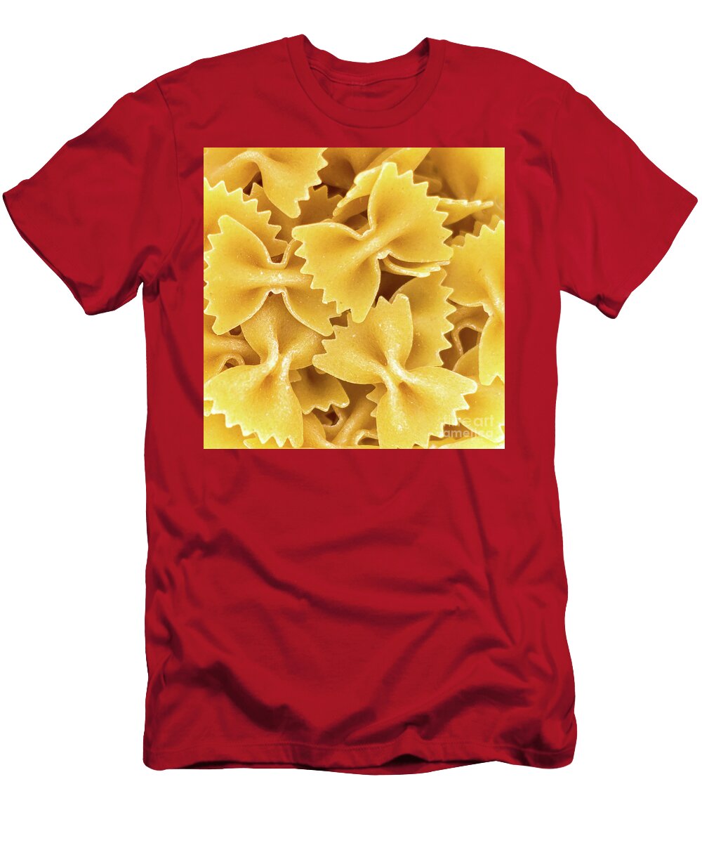Raw Farfalle Pasta Background Kyna Studio T-Shirt