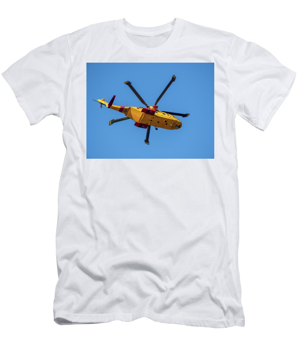 Rcaf Cormorant Helicopter Lars Olsson T-Shirt