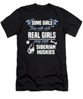 Real Girls Play with Siberian Huskies Dog Tinh Tran Le Thanh T-Shirt