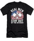 Real Men Stay Out of the Kitchen Funny Pickleball Lisa Stronzi T-Shirt