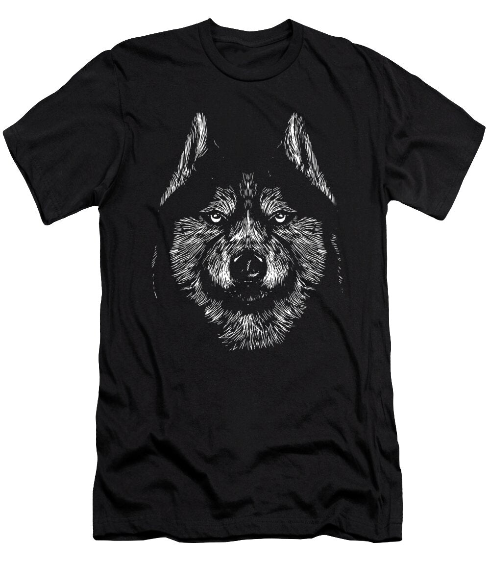 Realistic Siberian Husky Me T-Shirt